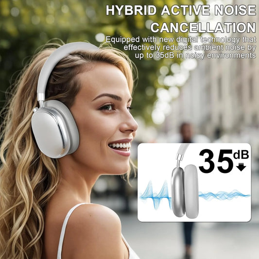 T-fun NC95 Bluetooth Hybrid Active Noise Cancelling Headphones