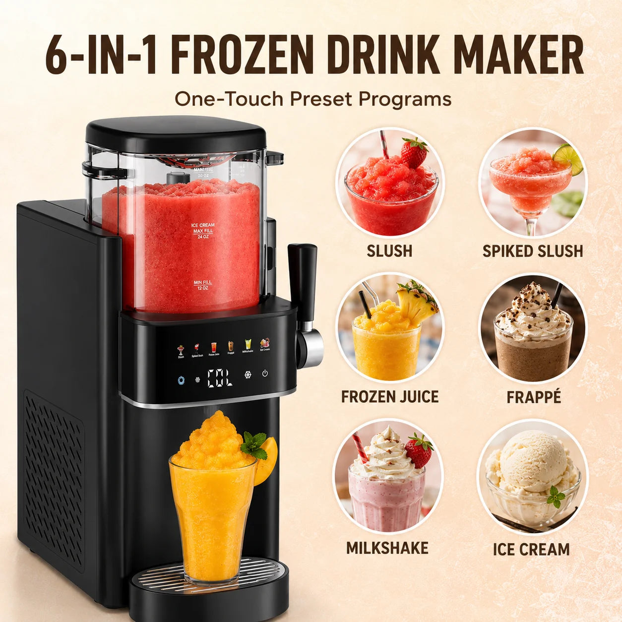 Tolife Multi-function Slush Frozen Drink Maker