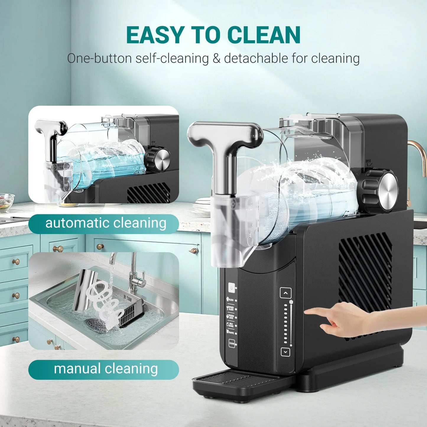 Slushie Machine for Home No Ice Needed, Frozen Drink Maker