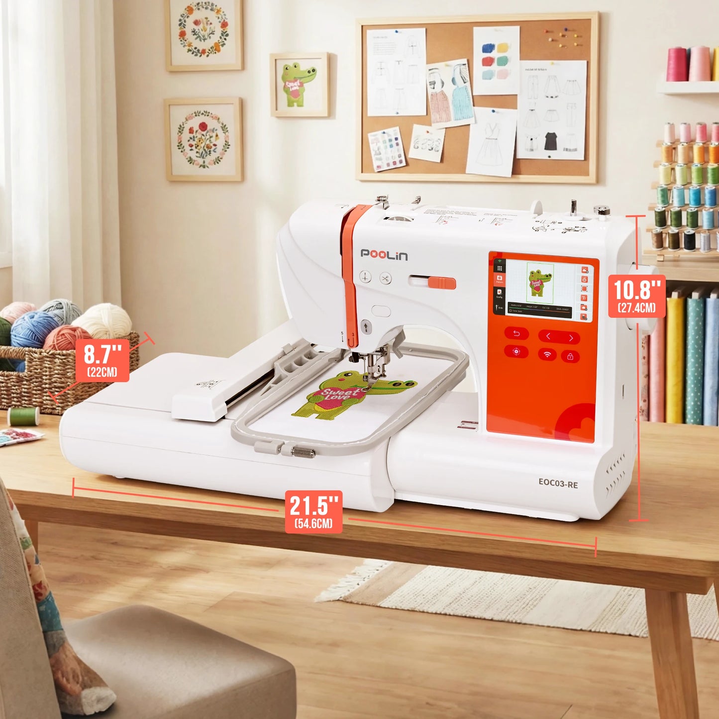 POOLIN EOC03RE Embroidery Machine