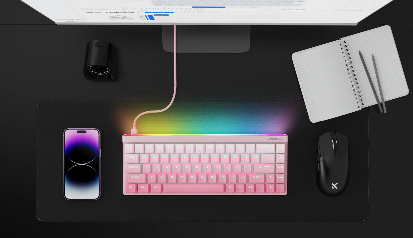 MCHOSE Ace68Air Gaming Keyboard | 0.08ms Latency
