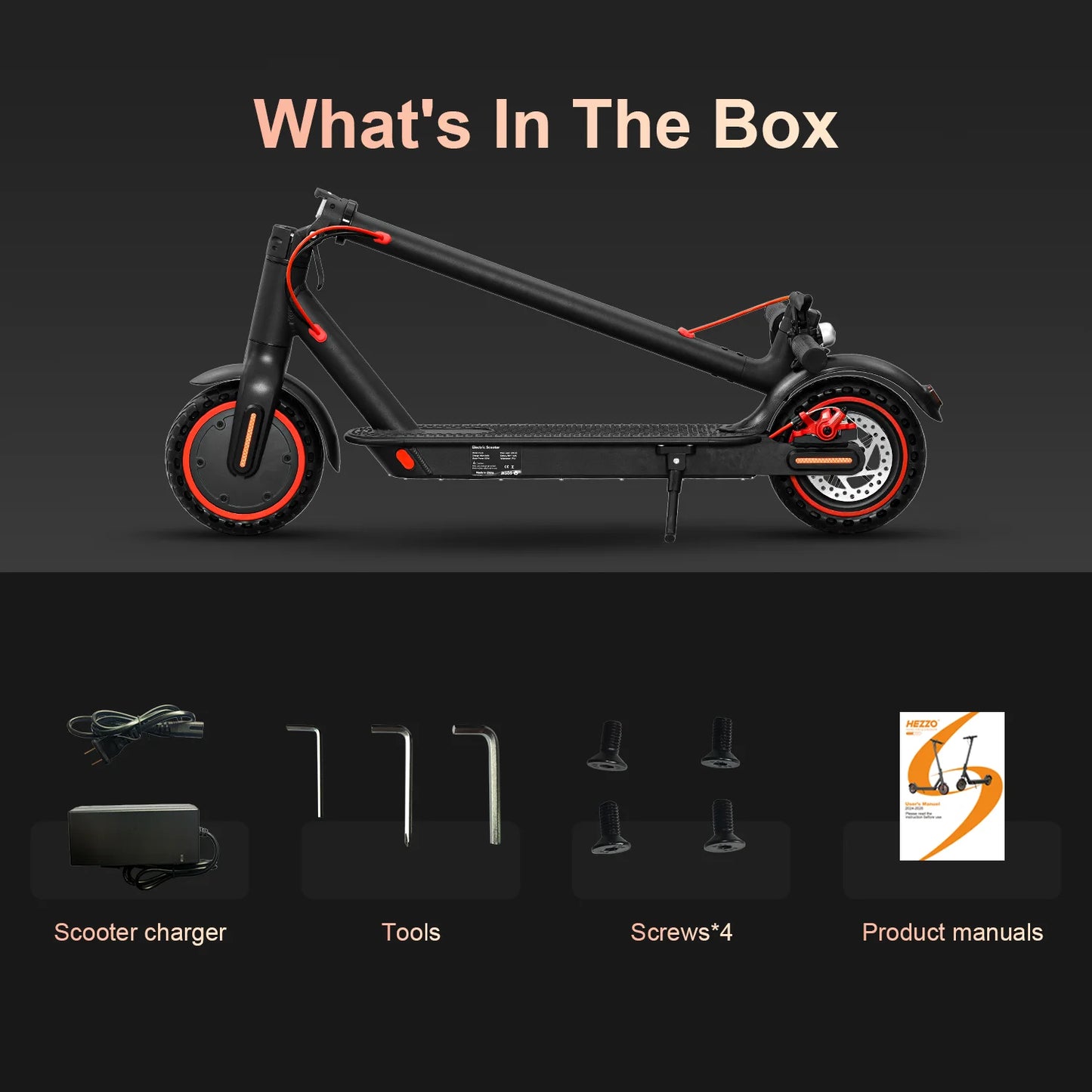 HEZZO Electric Scooter for Adult 36v 350W