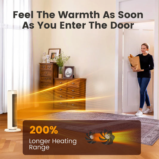 AIRMATE 25" Space Heater for Indoor Use Large Room