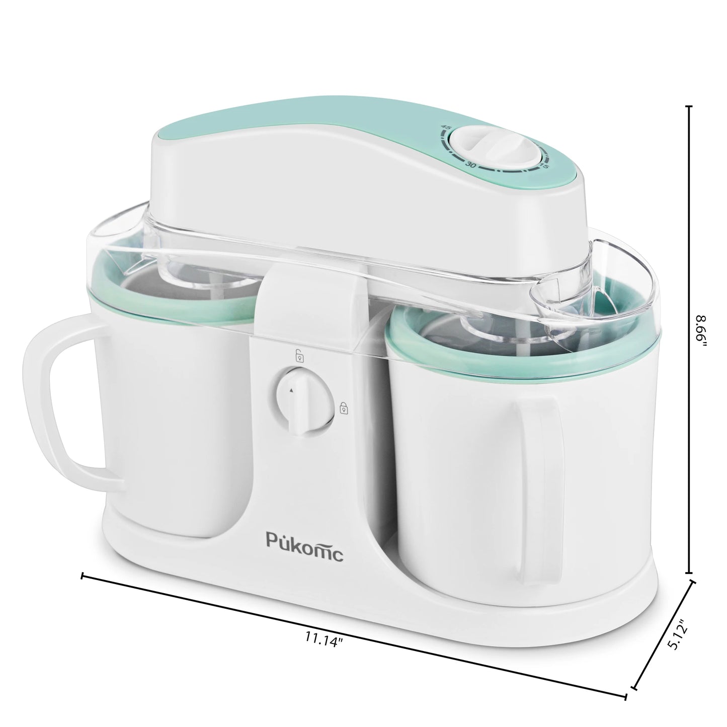 Suslas Dual Bowl Automatic Ice Cream Maker