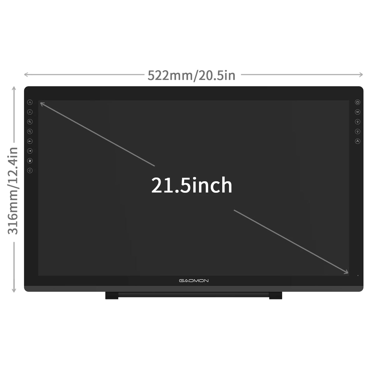 Gaomon PD2200 21.5 Inch Graphics Tablet Anti-Glare