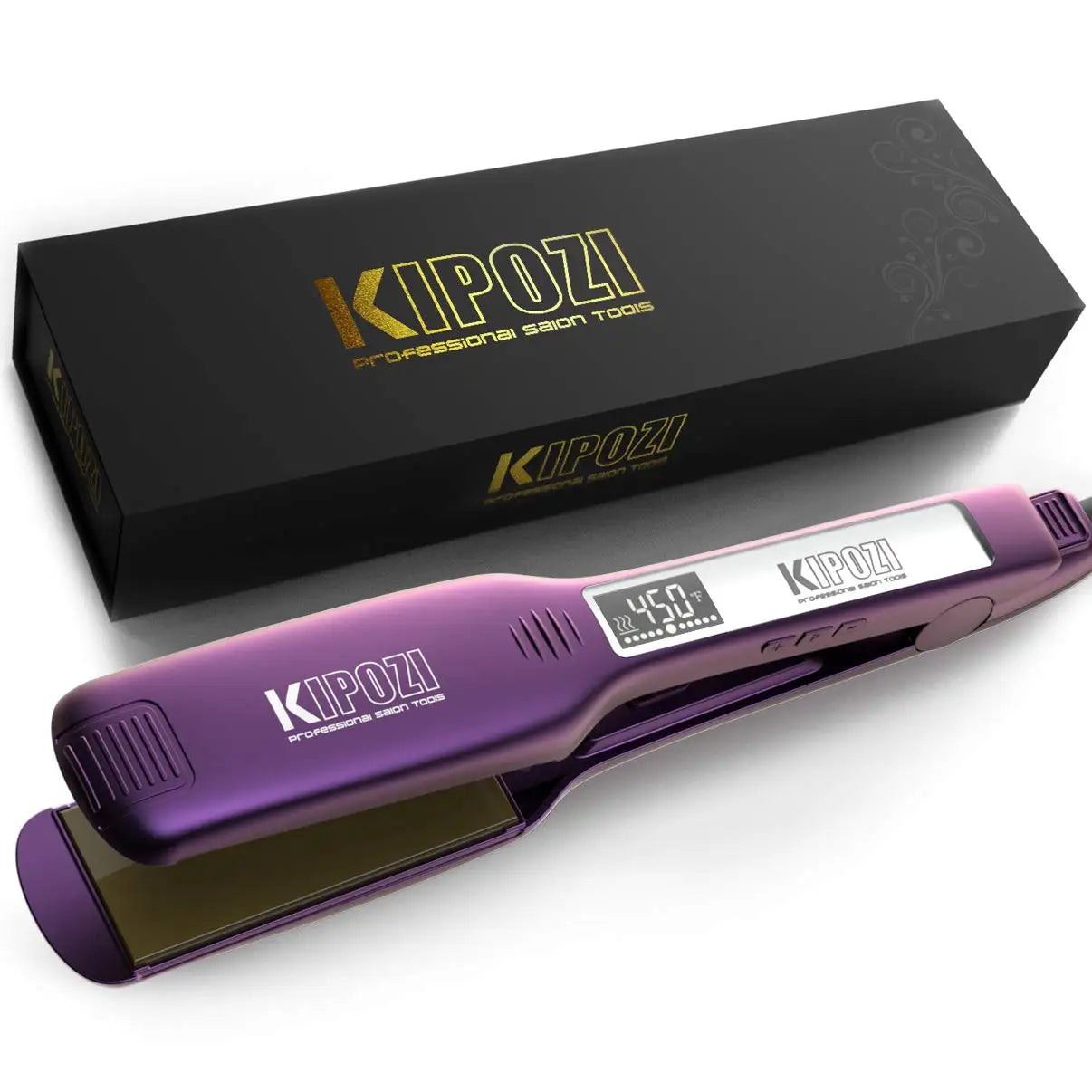 KIPOZI Professional Hair Straightener Titanium Flat Iron