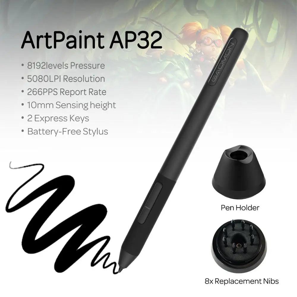 Gaomon PD2200 21.5 Inch Graphics Tablet Anti-Glare