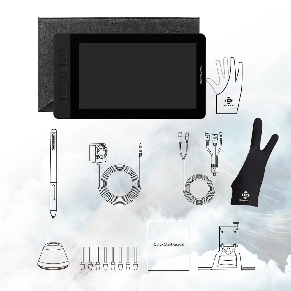 GAOMON Pen Display PD1561 15.6" IPS HD Graphics Drawing Tablet