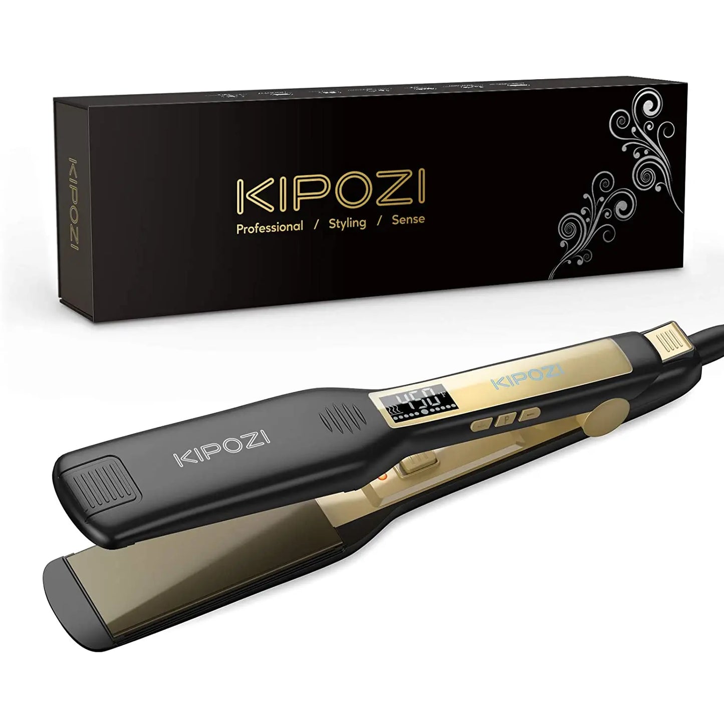 KIPOZI Professional Hair Straightener Titanium Flat Iron