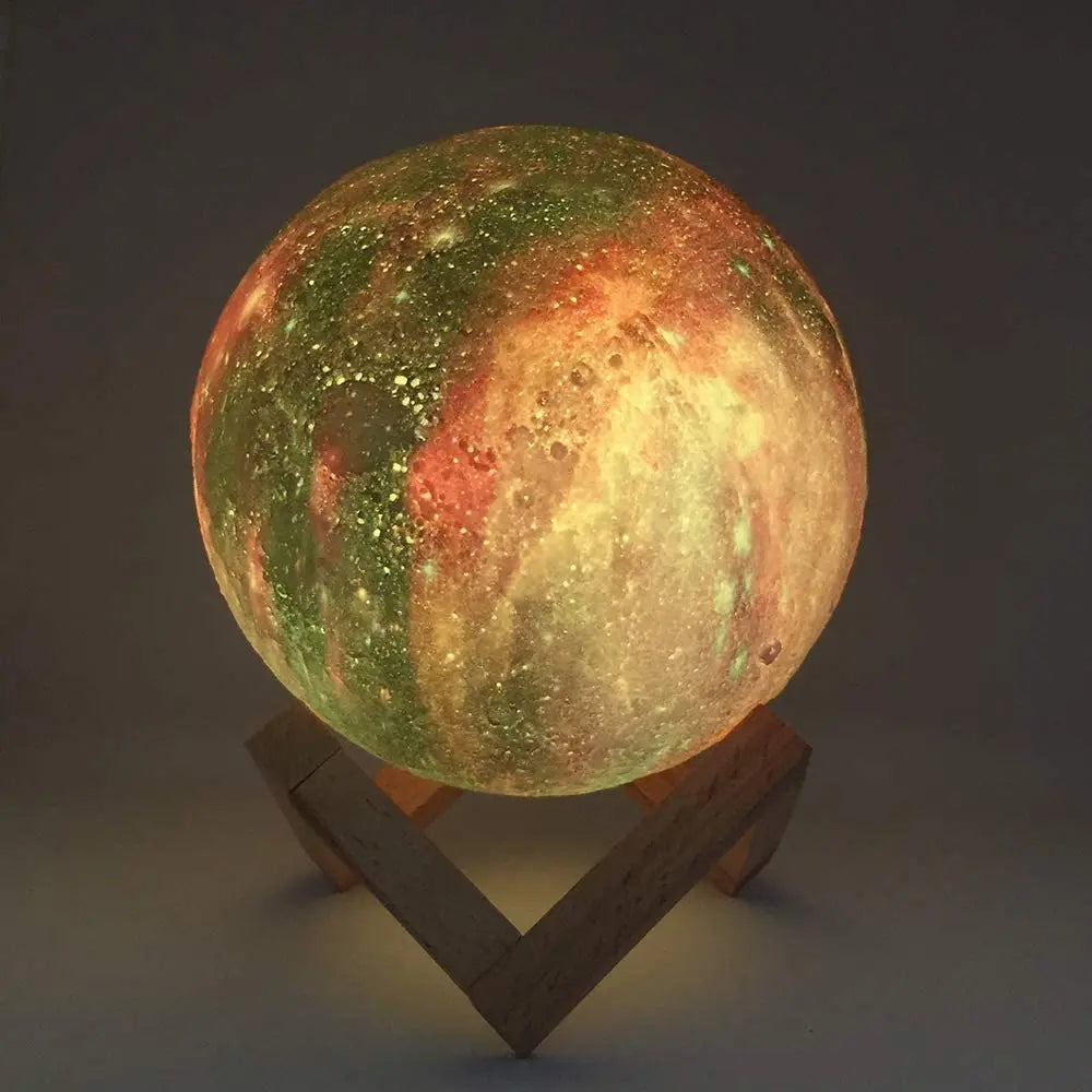 T20 3D Printing Moon Lamp Galaxy Moon Light Kids