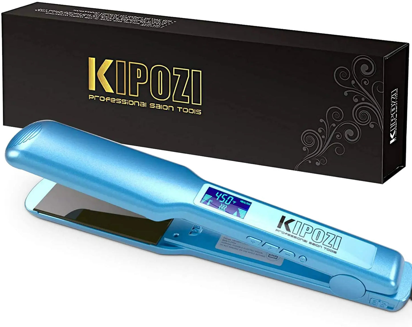 KIPOZI Professional Hair Straightener Titanium Flat Iron