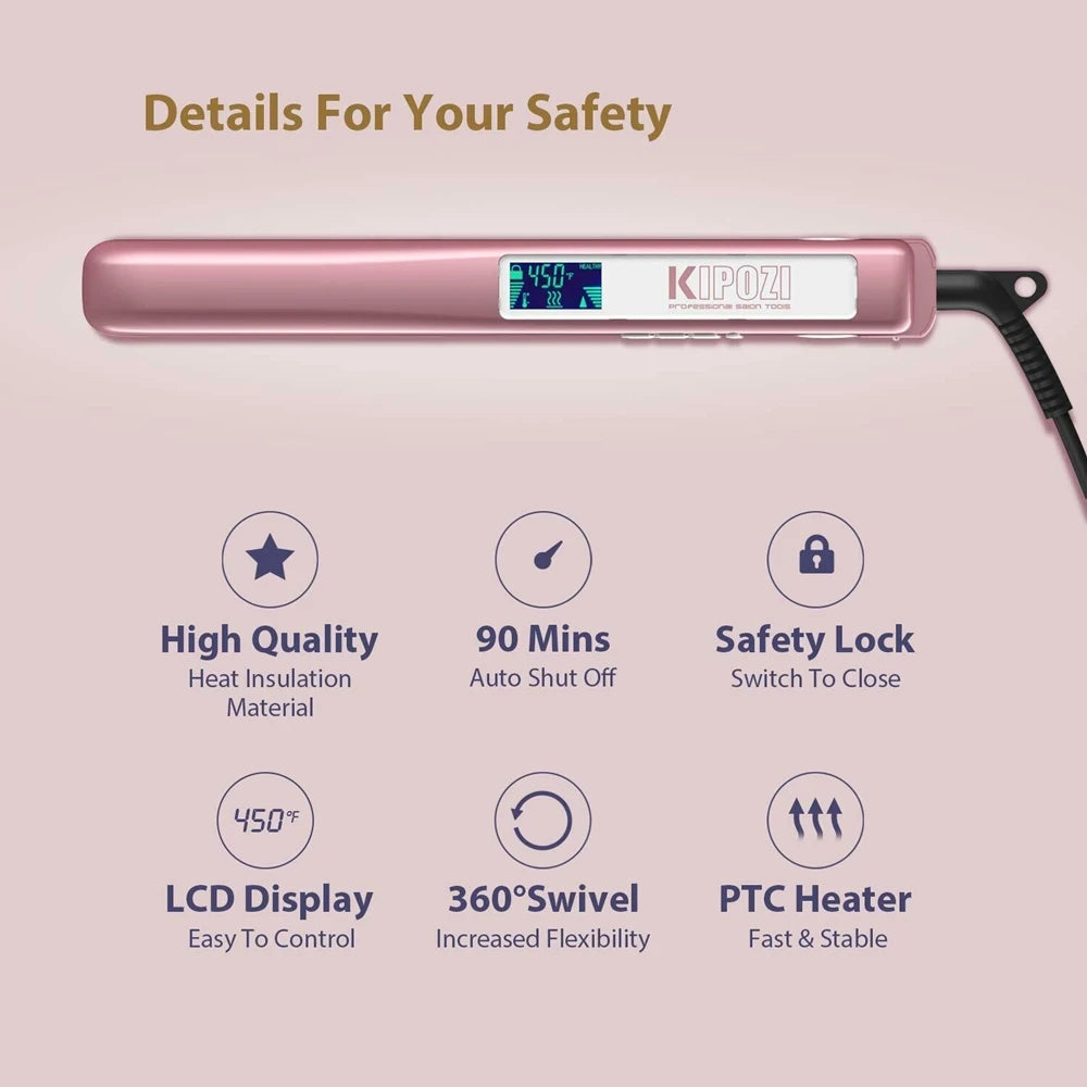 KIPOZI Hair Straightener Professional Hair Tool