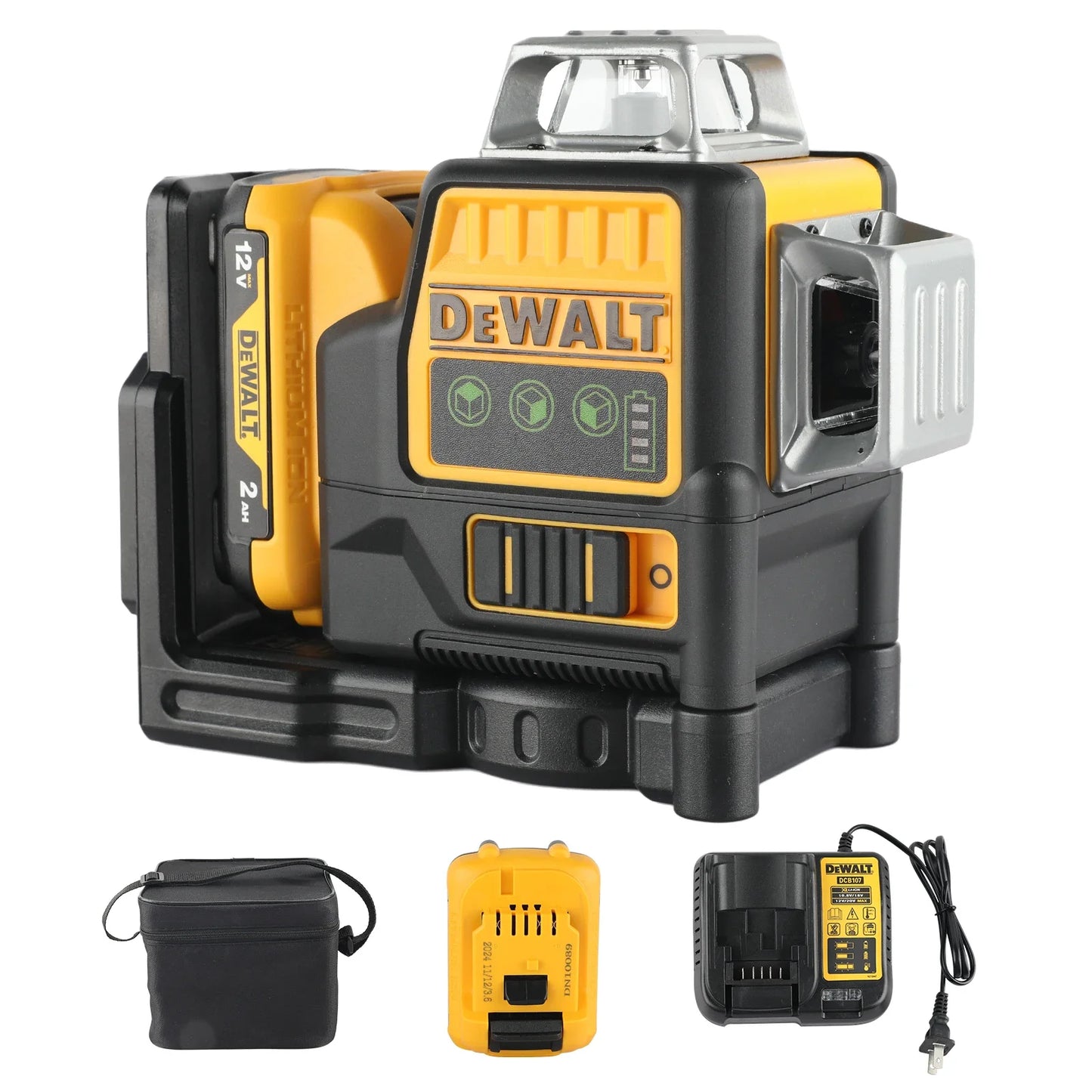 DeWalt DW089LG 3 Sides*360 Degree Vertical