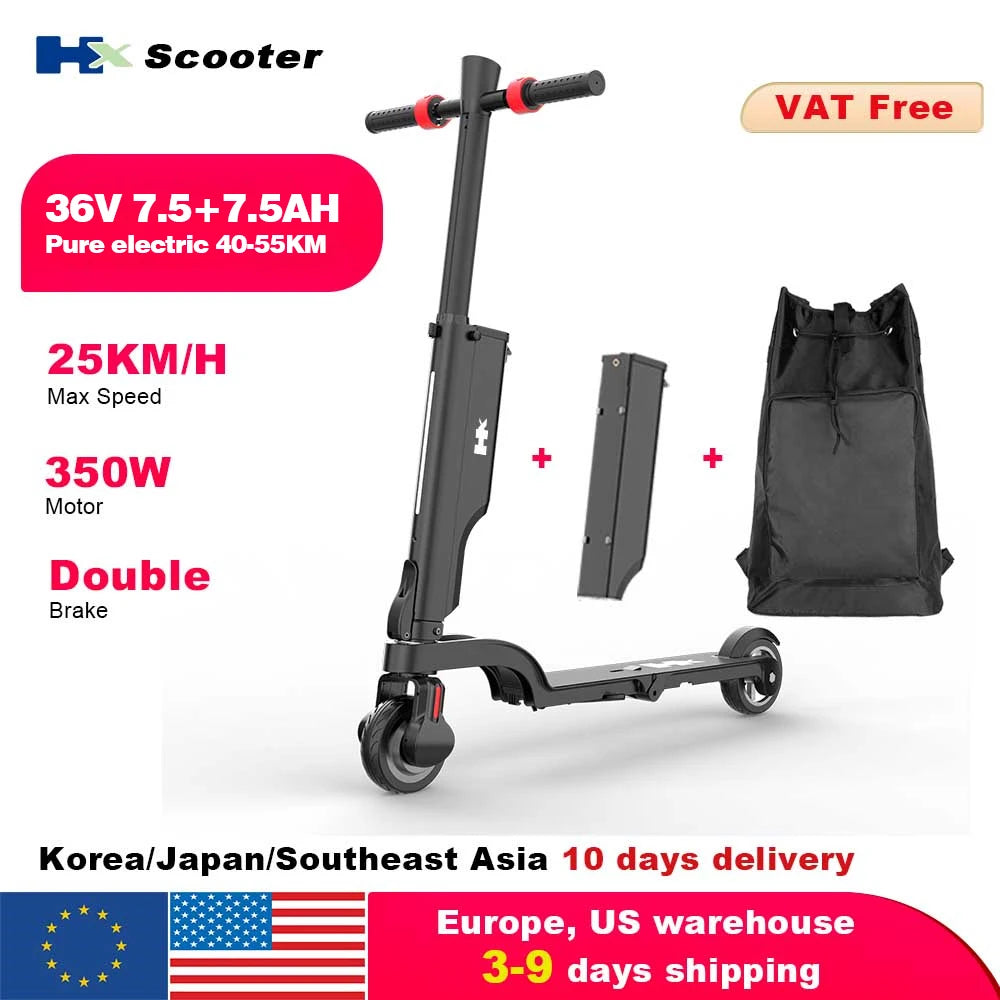 HX X6 Electric Scooter 350W 25KM/H Foldable Adult E-Scooter