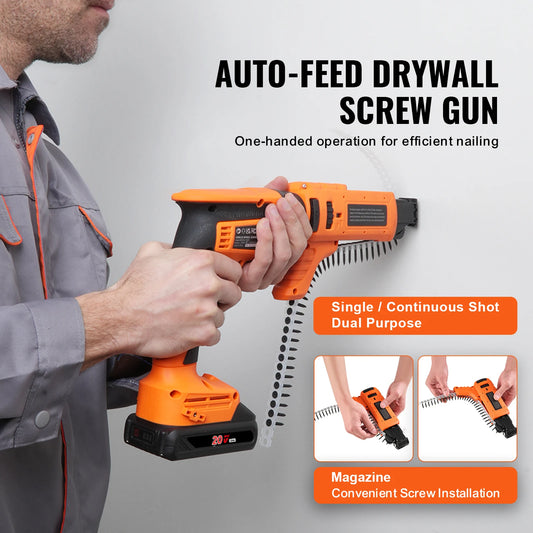 SucceBuy Drywall Screw Gun 20V Max 4200RPM Brushless