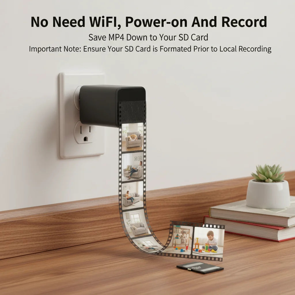 Mini Security Camera 1080P HD, Motion Detection