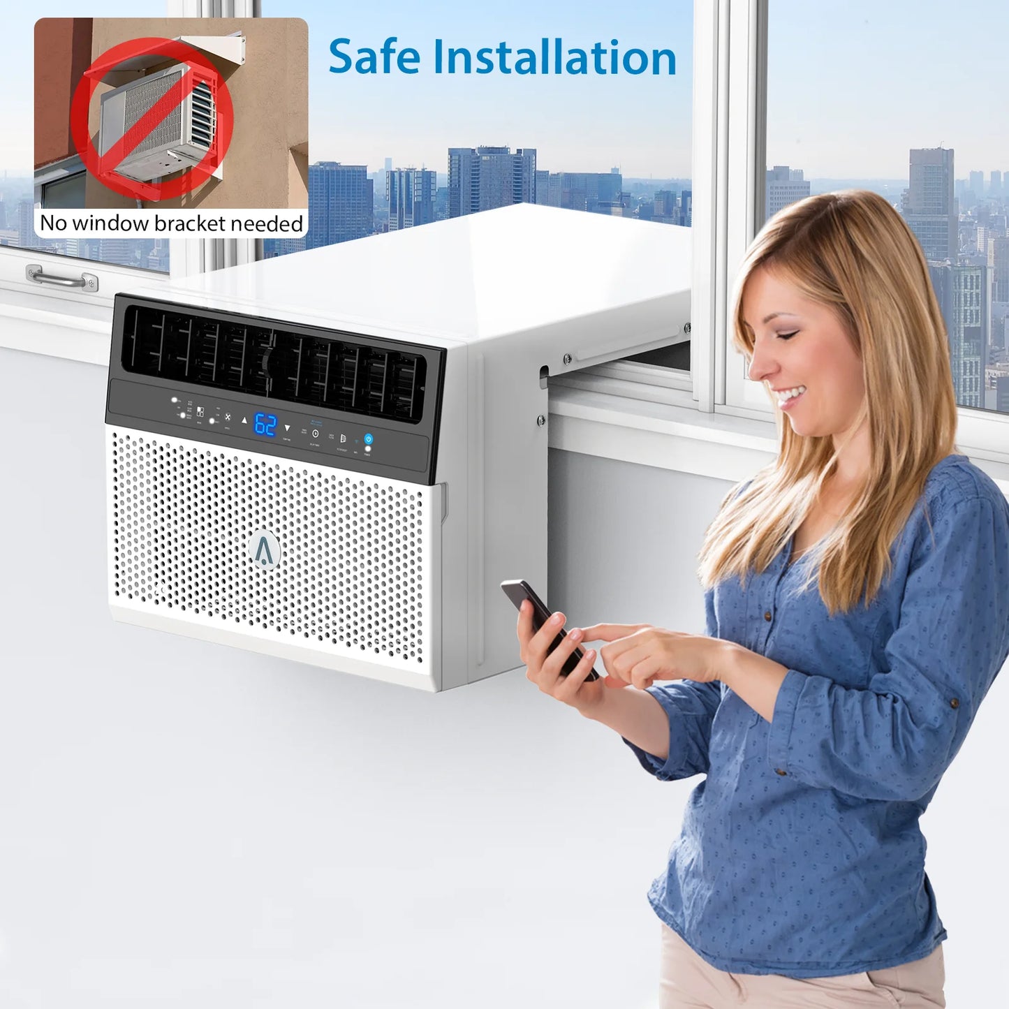 HiMISS 6000 BTU Window Air Conditioner