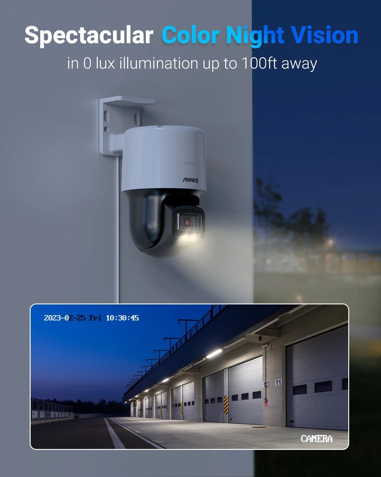 Annke 6MP POE Full Color Camera Outdoor POE Two Way Audio