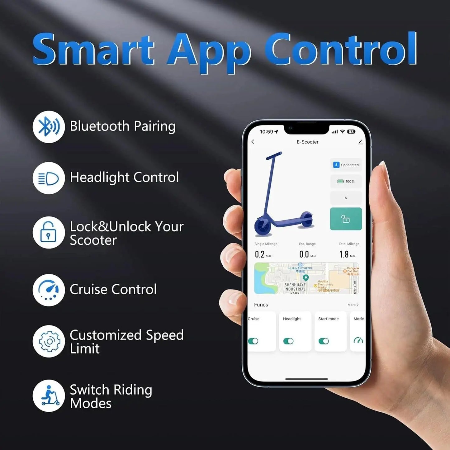 AOVOPRO New ESMAX Electric Scooter 500W