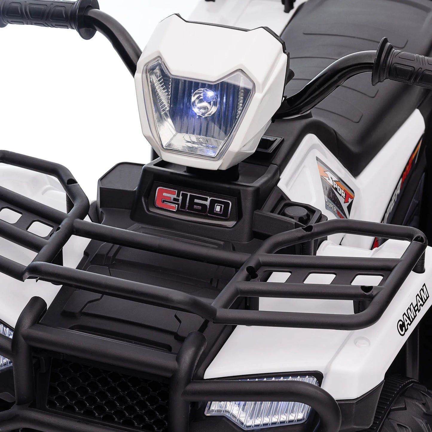 CAM AM 12V Kids Ride on ATV LED Lights Music Player