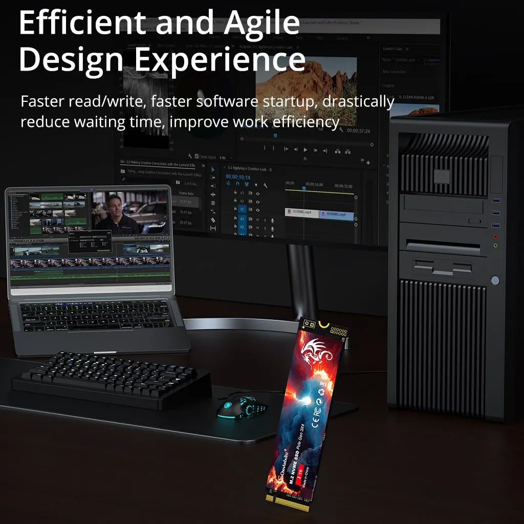 SomnAmbulist SSD M2 NVME 128GB 256GB 512GB 1TB SSD