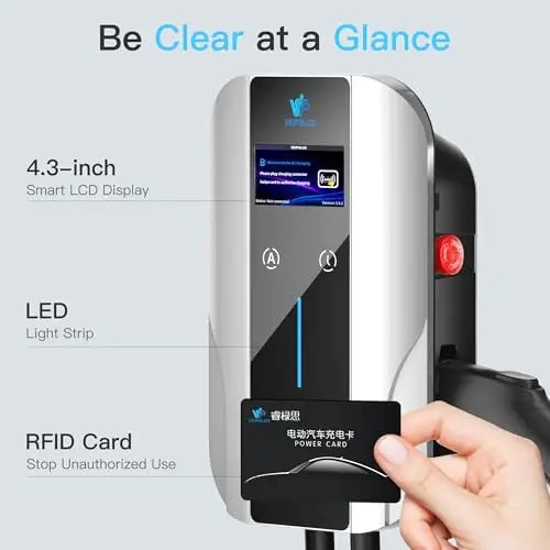 YTYIN Smart EV charger for J1772 fast charging, 40A,