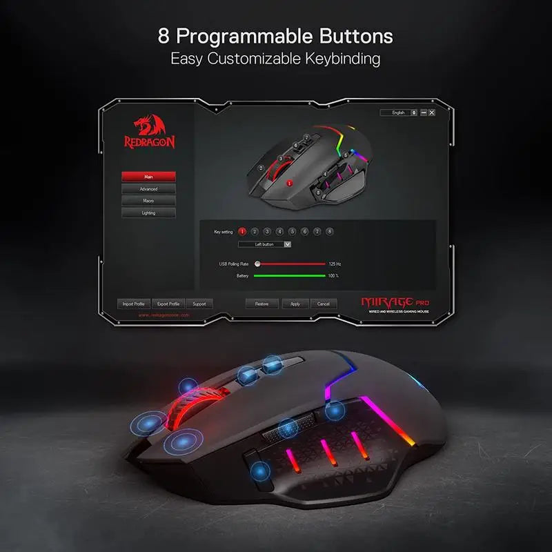 Redragon M690 PRO Wireless Gaming Mouse