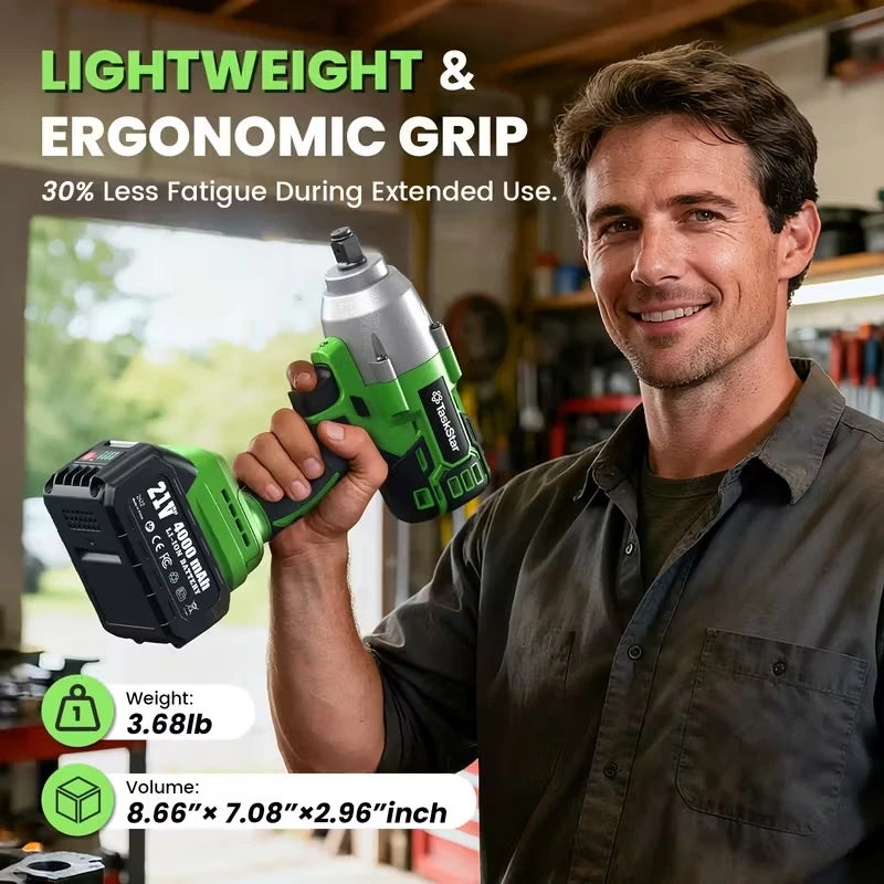TaskStar 1600N.M Brushless Electric Impact Wrench