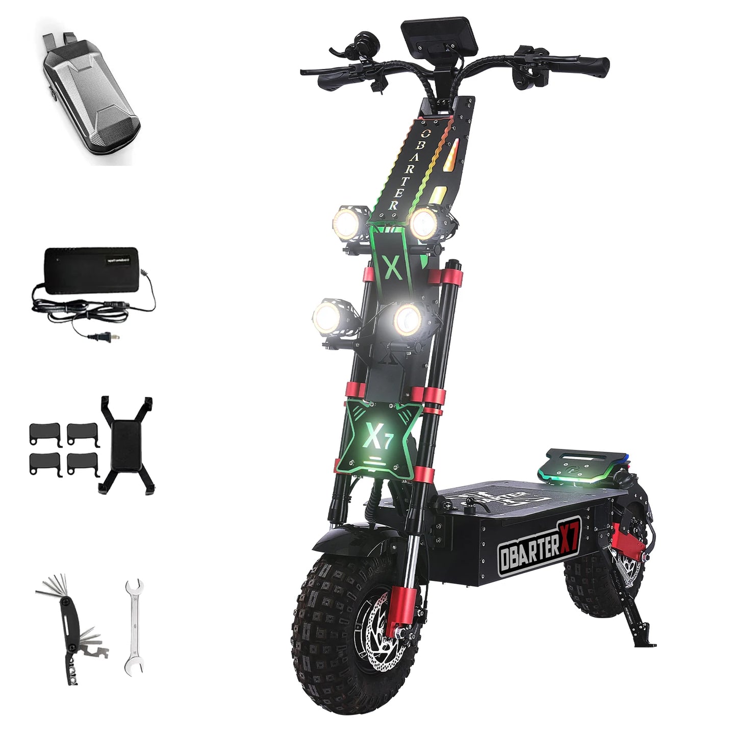 OBARTER X7 8000W Dual Motor Electric Scooter 60V40AH 56Mph