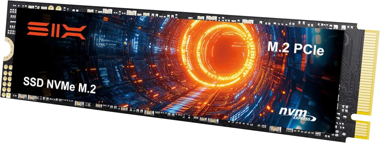 SIX M.2 NVMe SSD 512GB PCIe 4.0 Read 5000MB/s