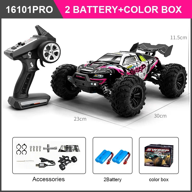 High Speed RC Car 4WD Off Road Vehicle 70KM/H Brushless Motor