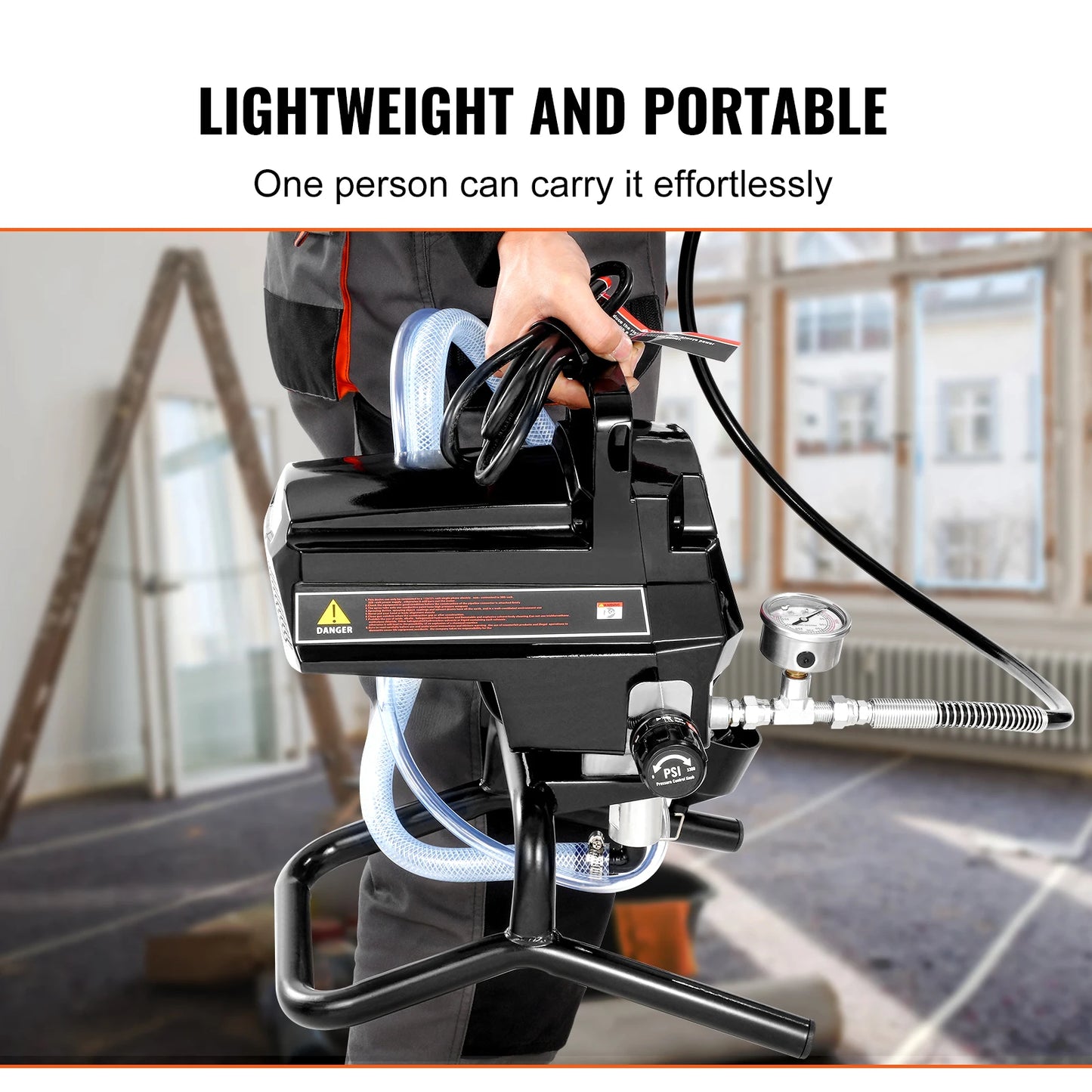 SucceBuy 750W 950W Airless Paint Sprayer 3000PSI