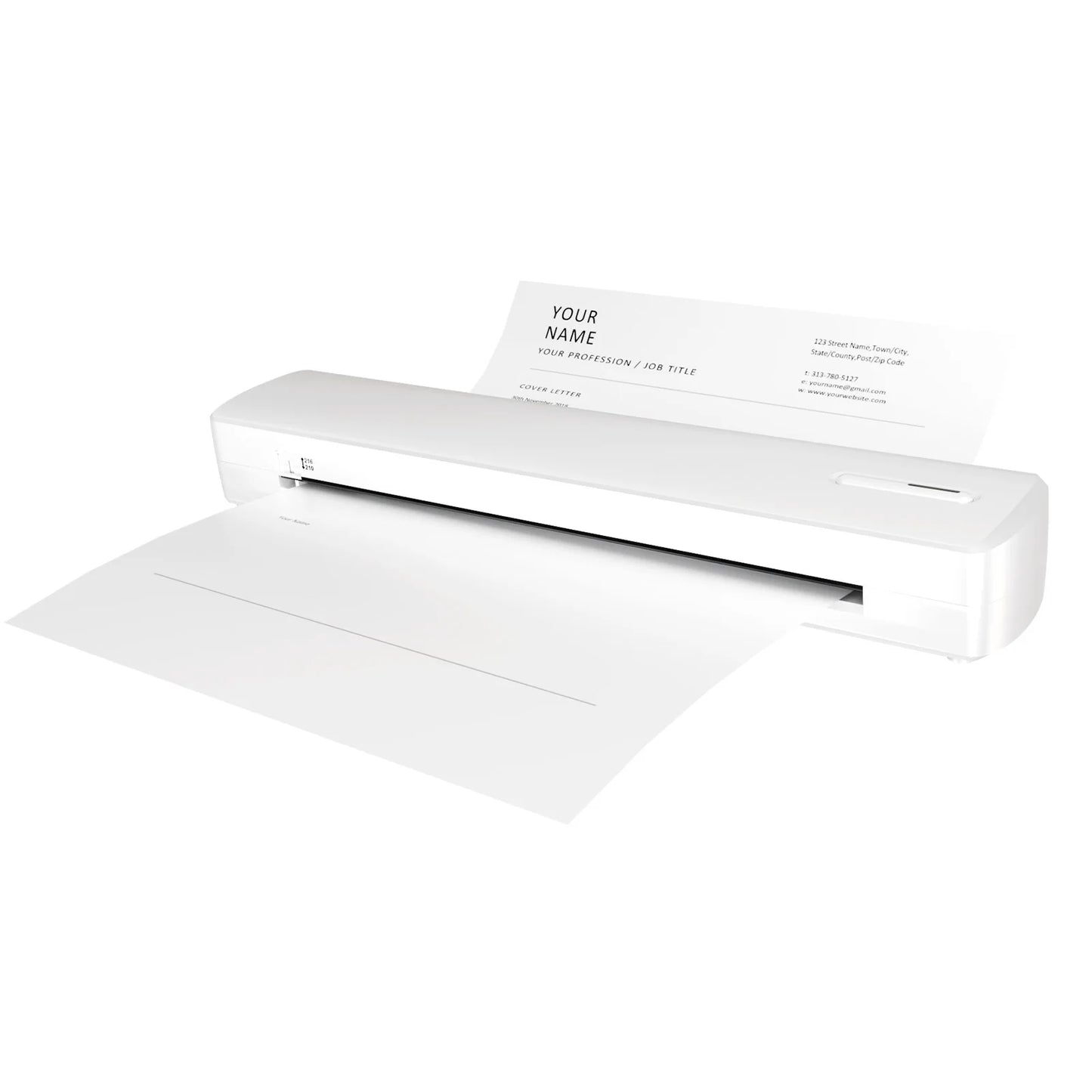 Portable Printer Wireless Inkless Thermal A4