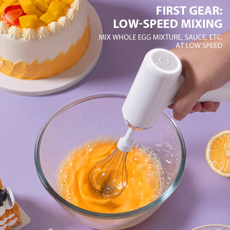 HAOYUNMA Electric Egg Beater Rechargeable