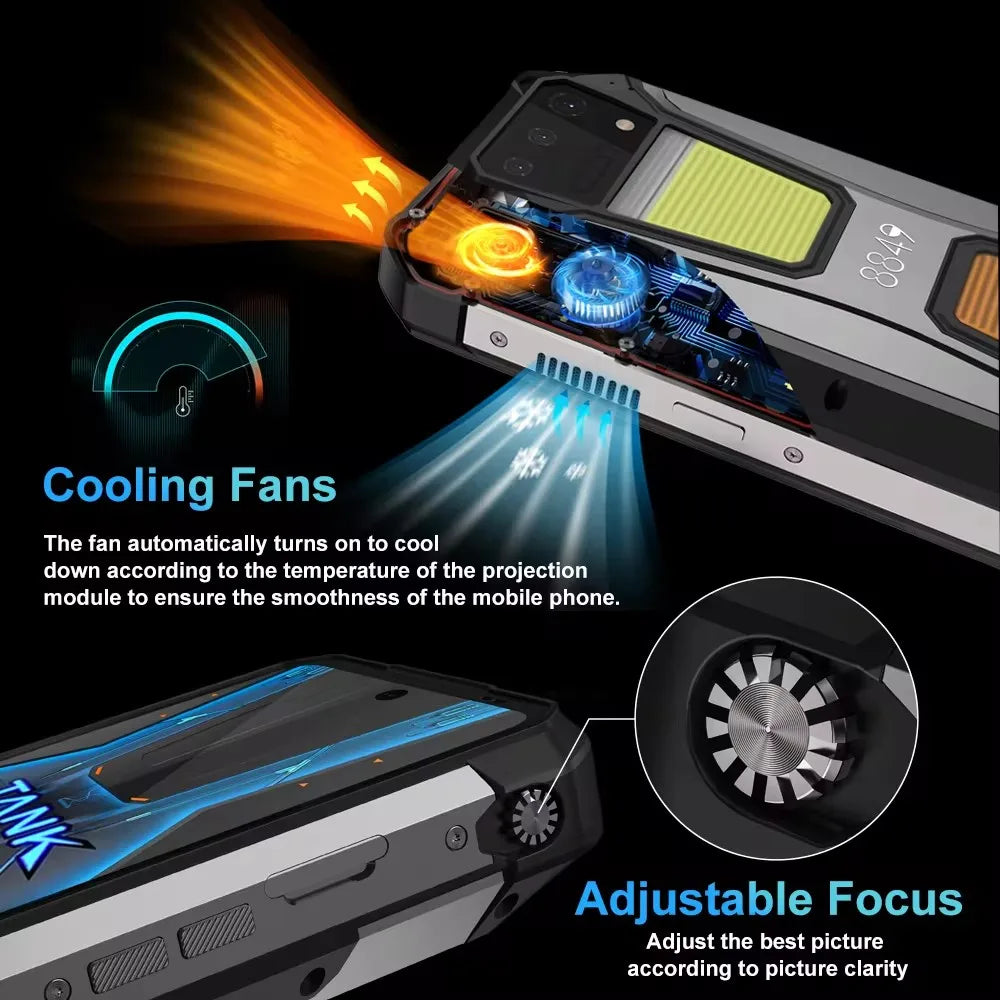 8849 Tank 2 PRO Unihertz Projector Rugged Smartphone