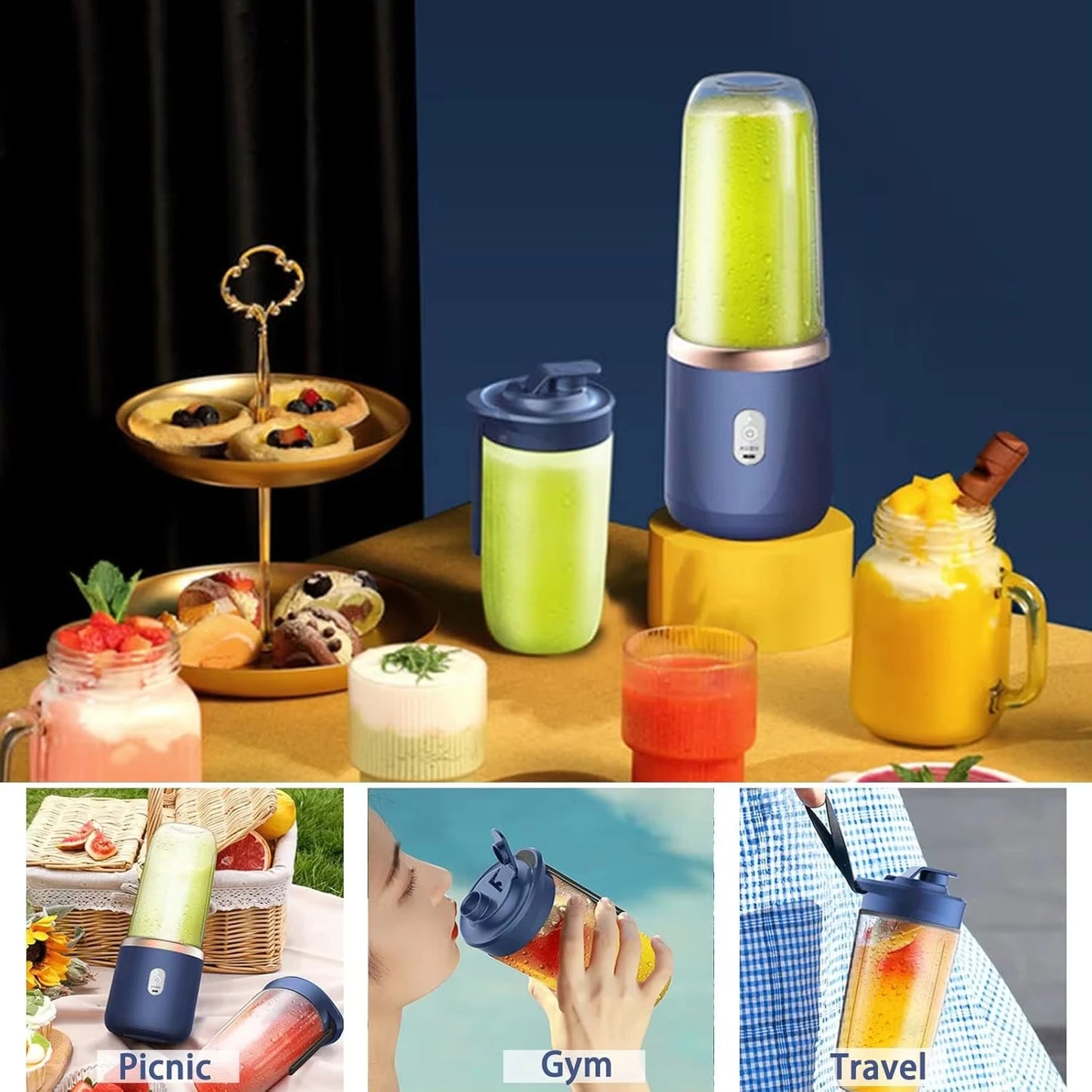 Portable USB Personal Mini Juicer
