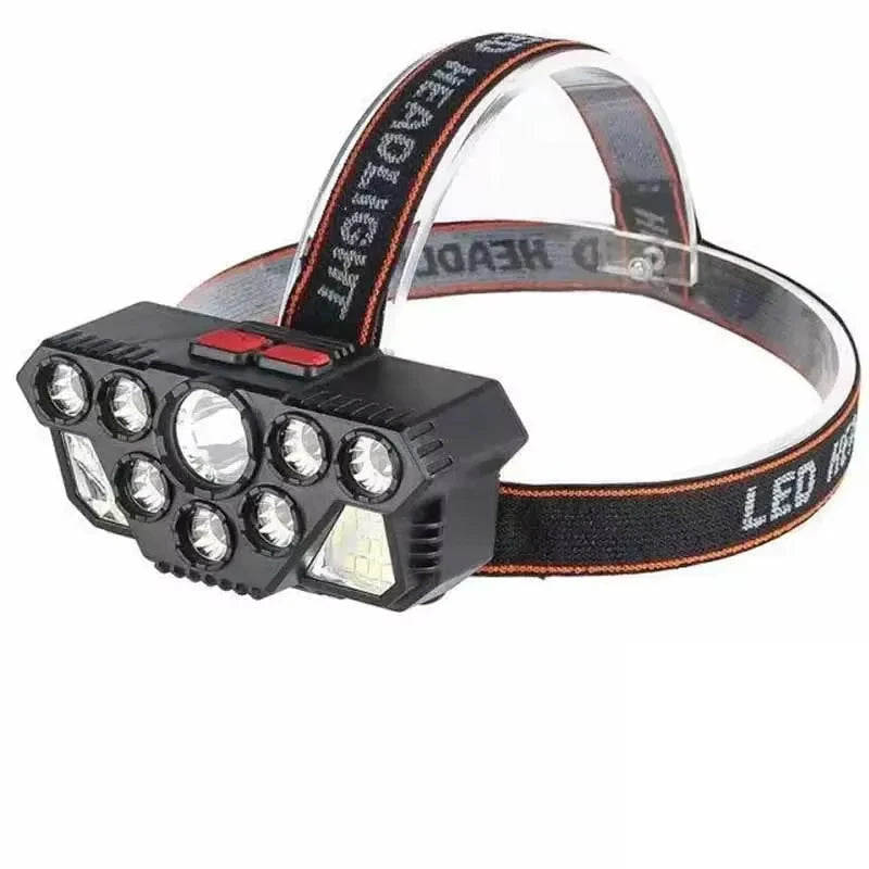 11 LED Headlamp Strong Light Head Lamp Type-C Rechargeable