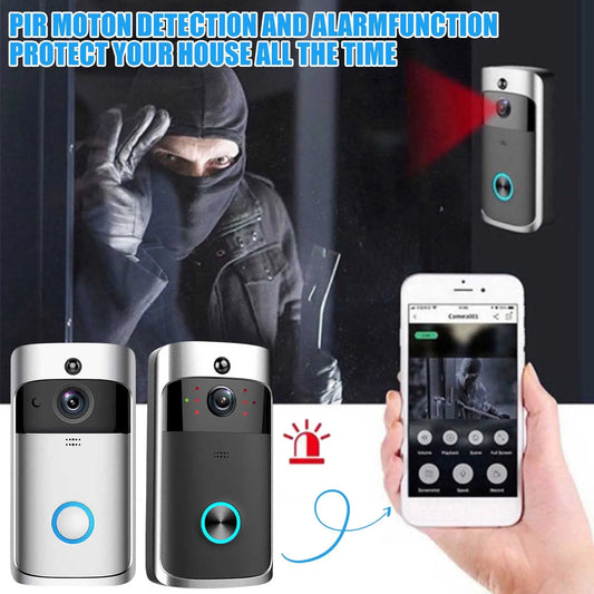Smart Wi-Fi Video Doorbell with Night Vision Camera