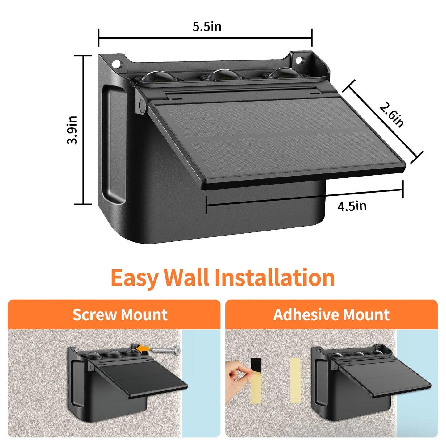 Intelamp Solar Wall Lights