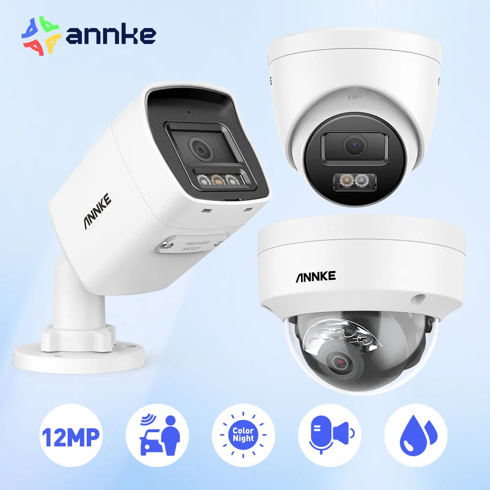 ANNKE 12MP 3K Outdoor Smart Dual Light PoE Security Camera