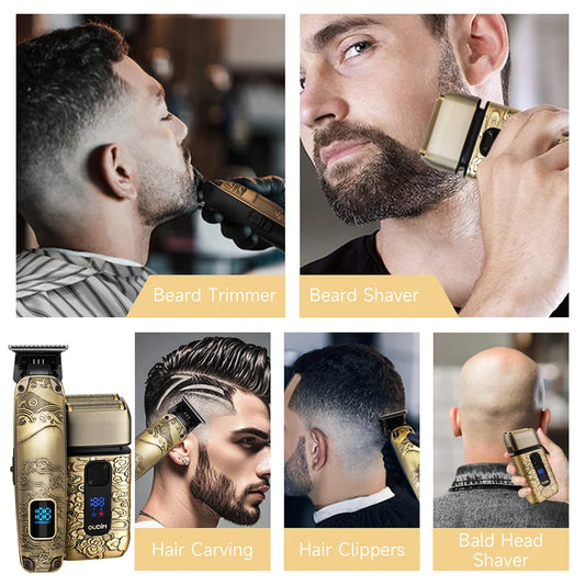 OUDIM Foil Shavers for Men with Head Shaving, Hair Beard Trimmer