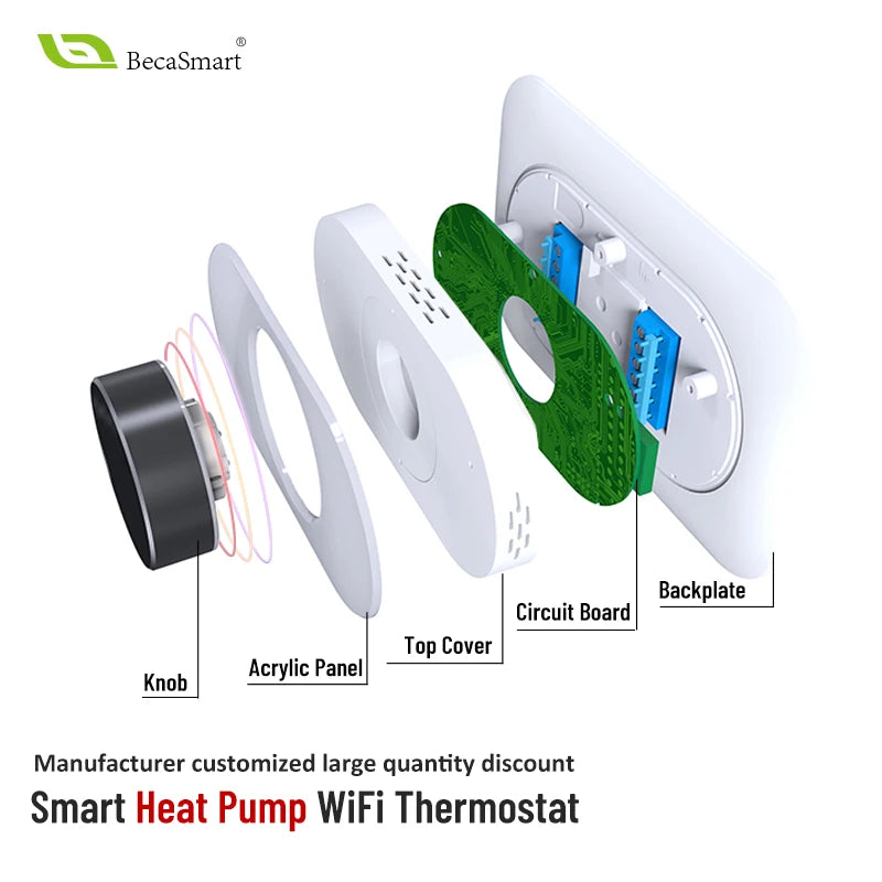 Beca Weekly Programmable matter Smart Home Thermostat