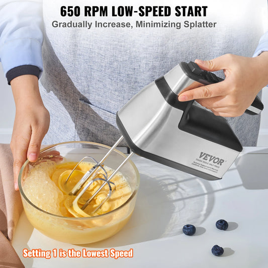 VEVOR Cordless Electric Hand Mixer