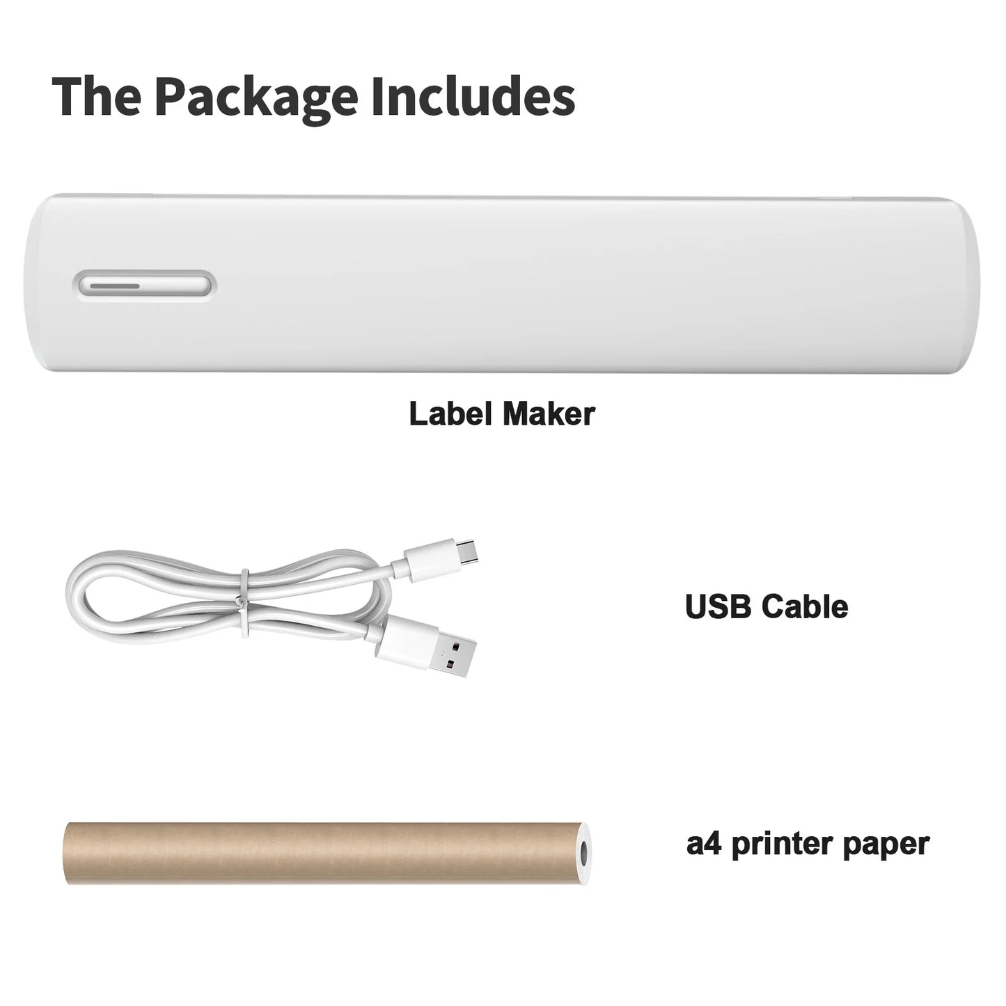 Portable Printer Wireless Inkless Thermal A4