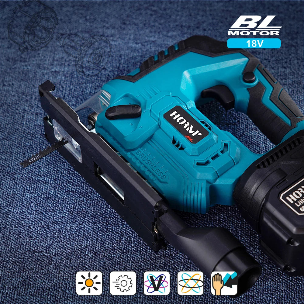 HORM Brushless Electric Jig Saw Cordless