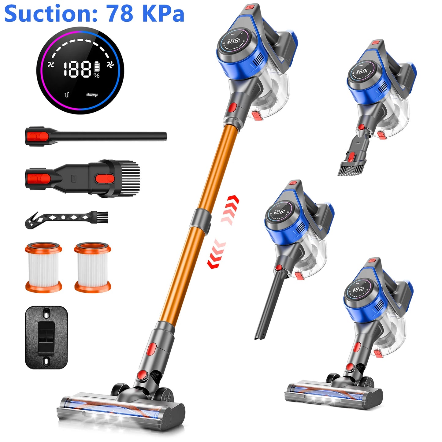 Honki 78KPA Cordless Vacuum Cleaner