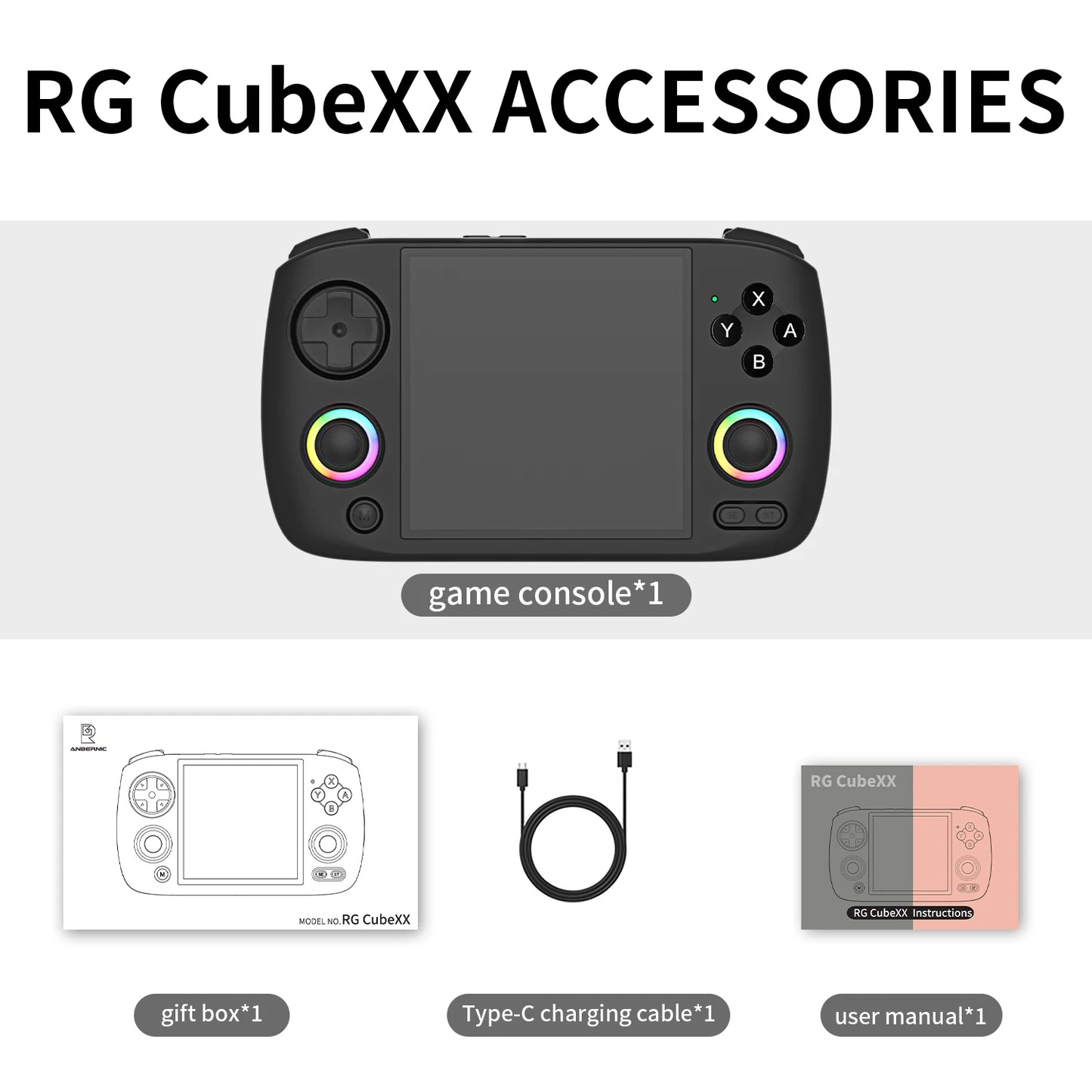 ANBERNIC RG CUBEXX Handheld Game Console