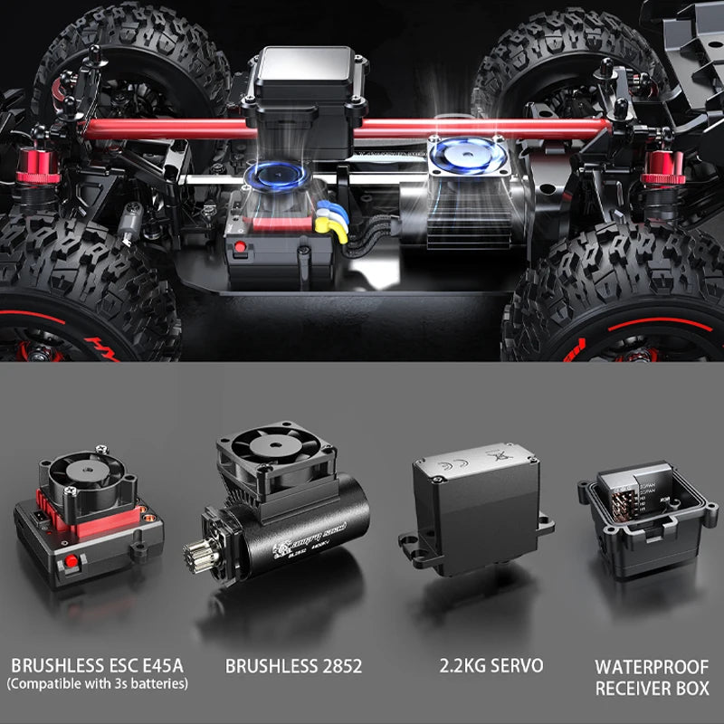 MJX 14209 14210 V3.0 1/14 RC Car 75km/h Brushless Hyper Go