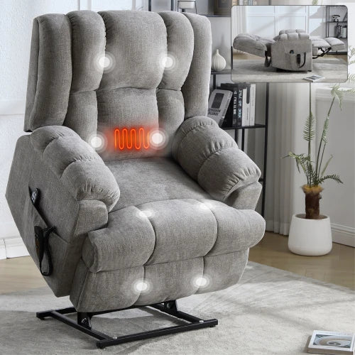Power Lift Recliner Dual Motor Heat Massage