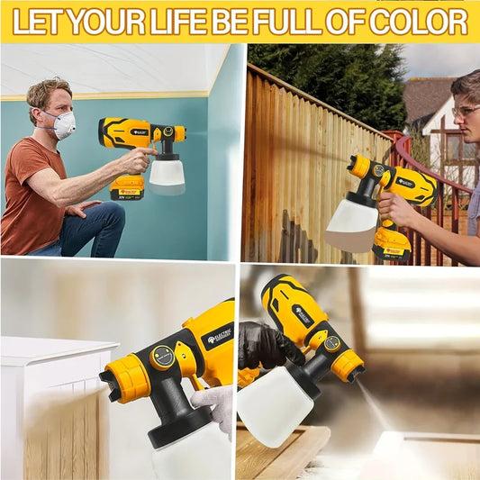 Electric GODDESS Cordless Spray Gun HVLP Paint Sprayer